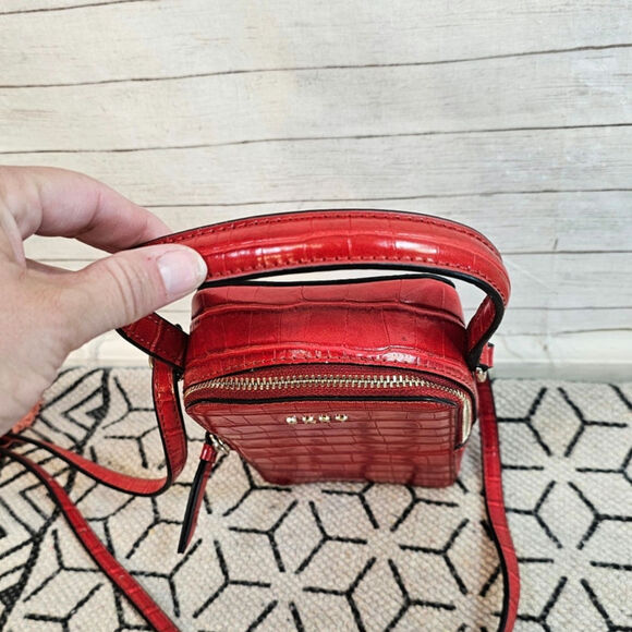 DKNY Bright Red Stacy Phone Cross Body - Picture 5 of 12